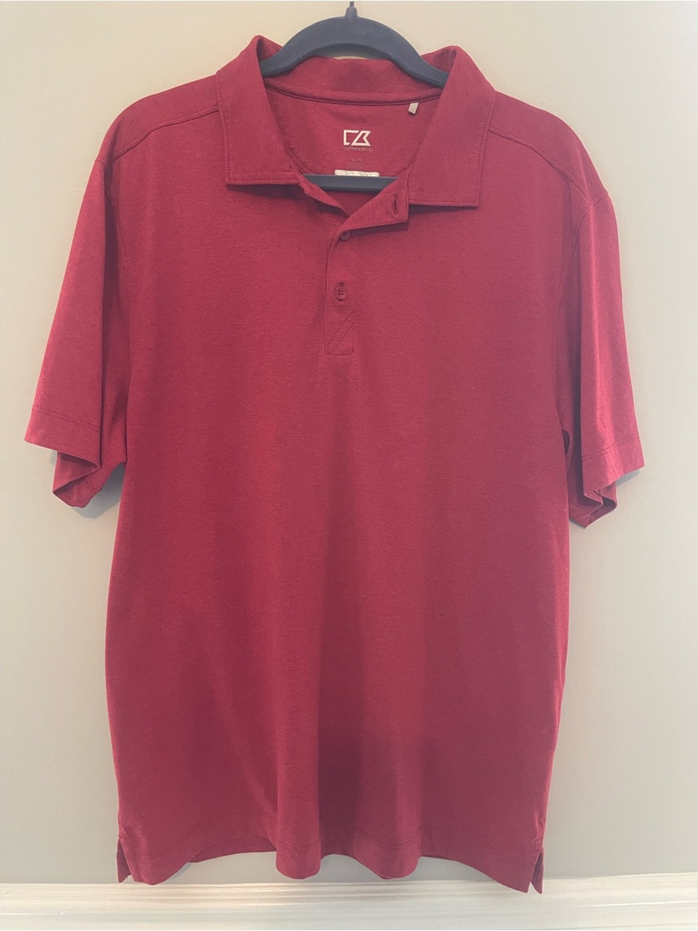 Cutter & Buck Men's Red Polo Shirt